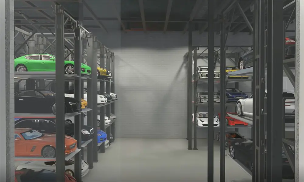 ParkPlus Quad Stacker Car Lifts in Playa Vista, Los Angeles