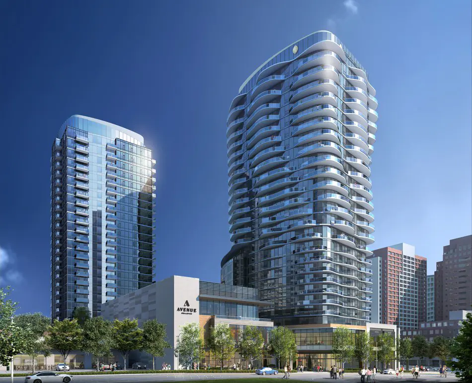 Avenue Bellevue is equipped with a Mechanical Stacker Car Lift Parking system