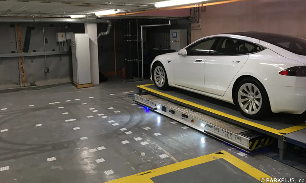 ParkPlus Automated Robotic Parking Electric Vehicle
