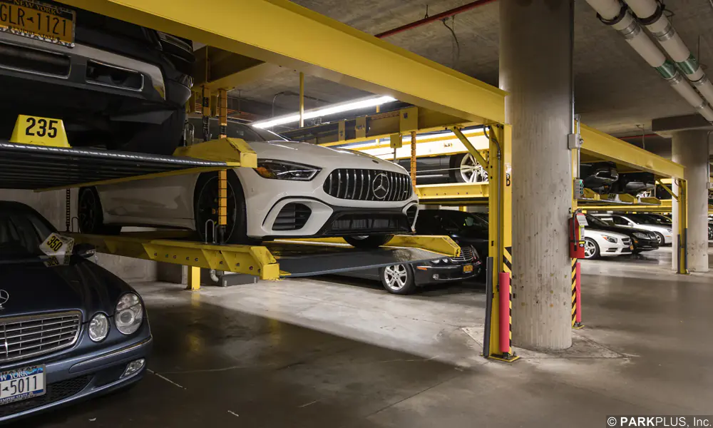 Suspended Platform Parking Lift