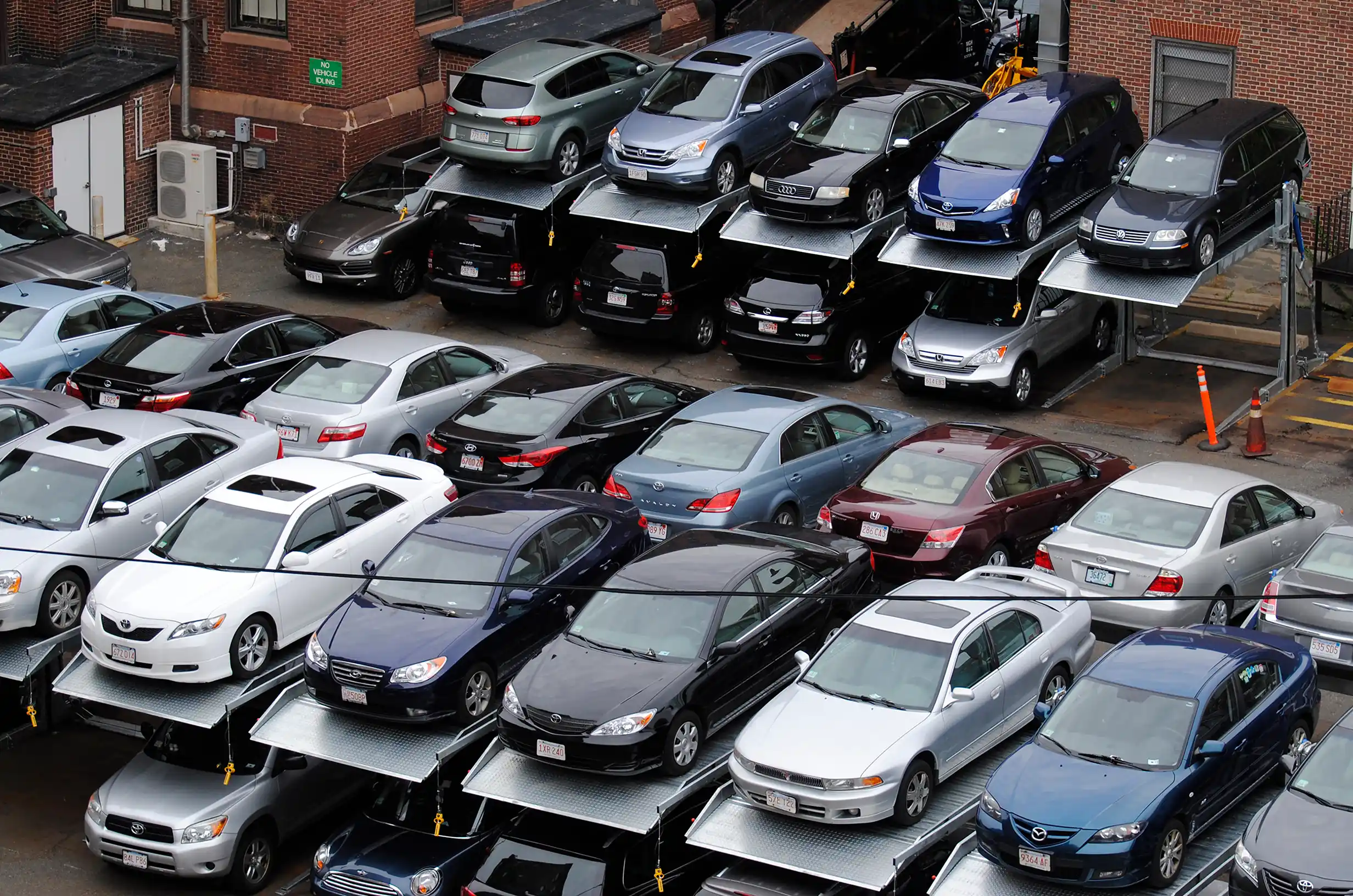 ParkPlus double stacker parking project, Boston