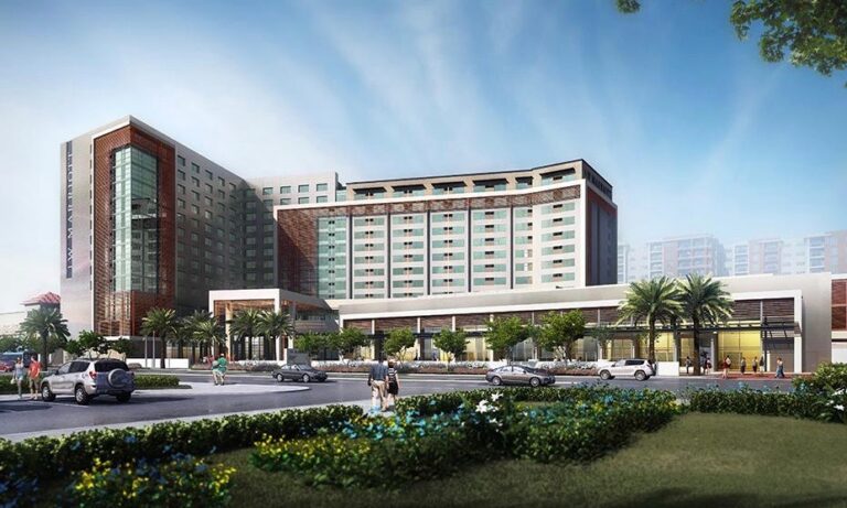 JW Marriott Hotel in Anaheim, CA installing 163 ParkPlus Stackers