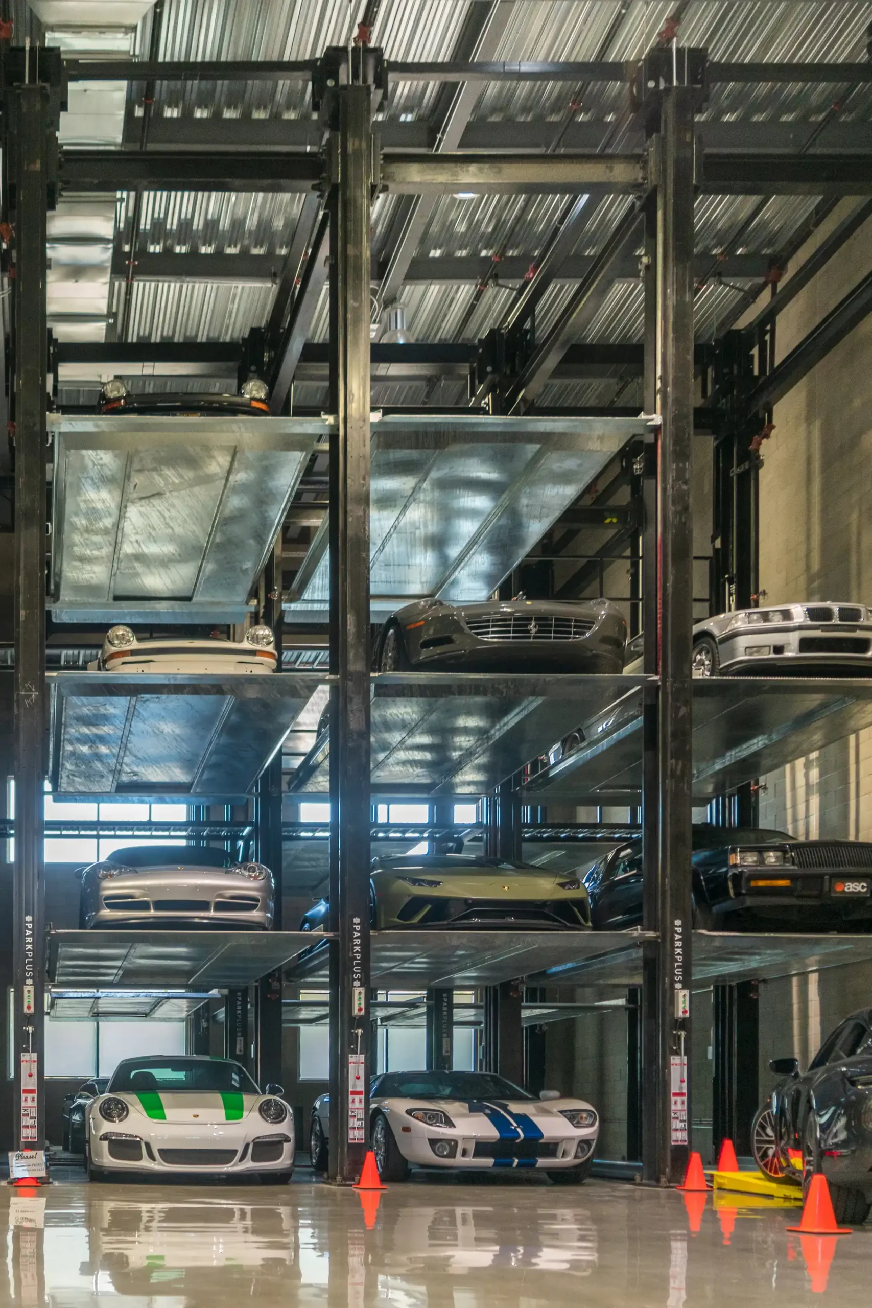 ParkPlus QP1000 quad stacker parking lift application