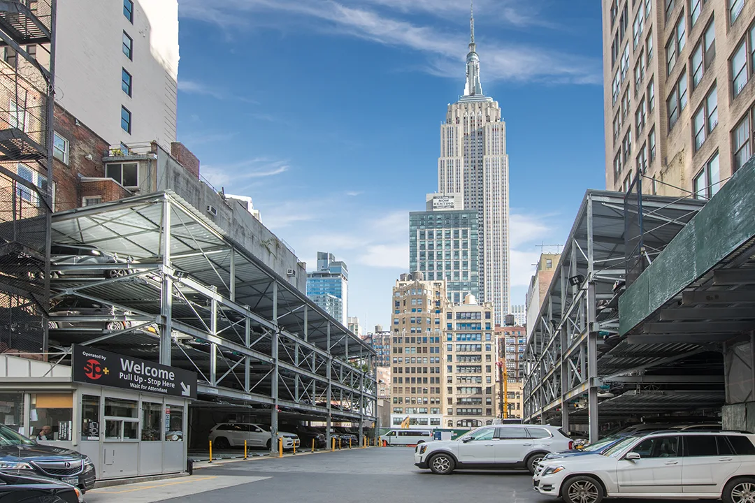 ParkPlus stacker parking lift installation
