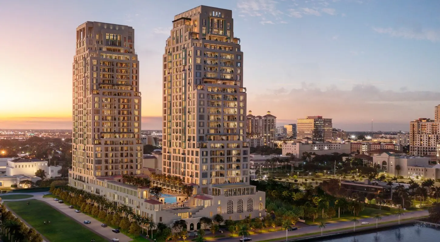 South Flagler House — AGV Automated Parking System, West Palm Beach FL — architectural rendering