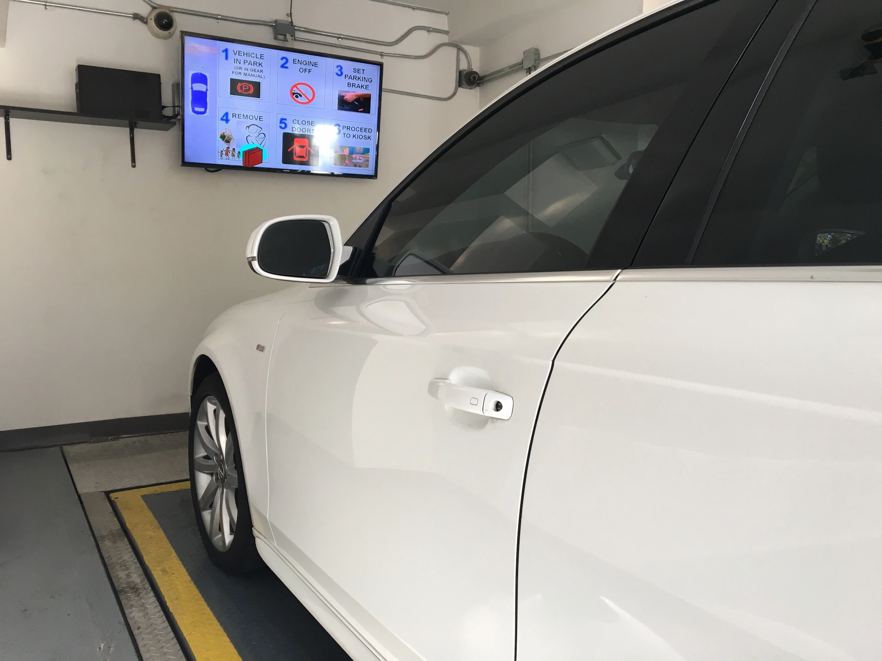 AGV robotic parking unit, Henry Street Brooklyn