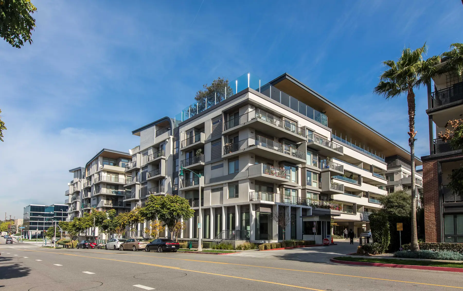 DP003 Double Stacker parking lifts installed at Fountainview Senior Living, Playa Vista CA