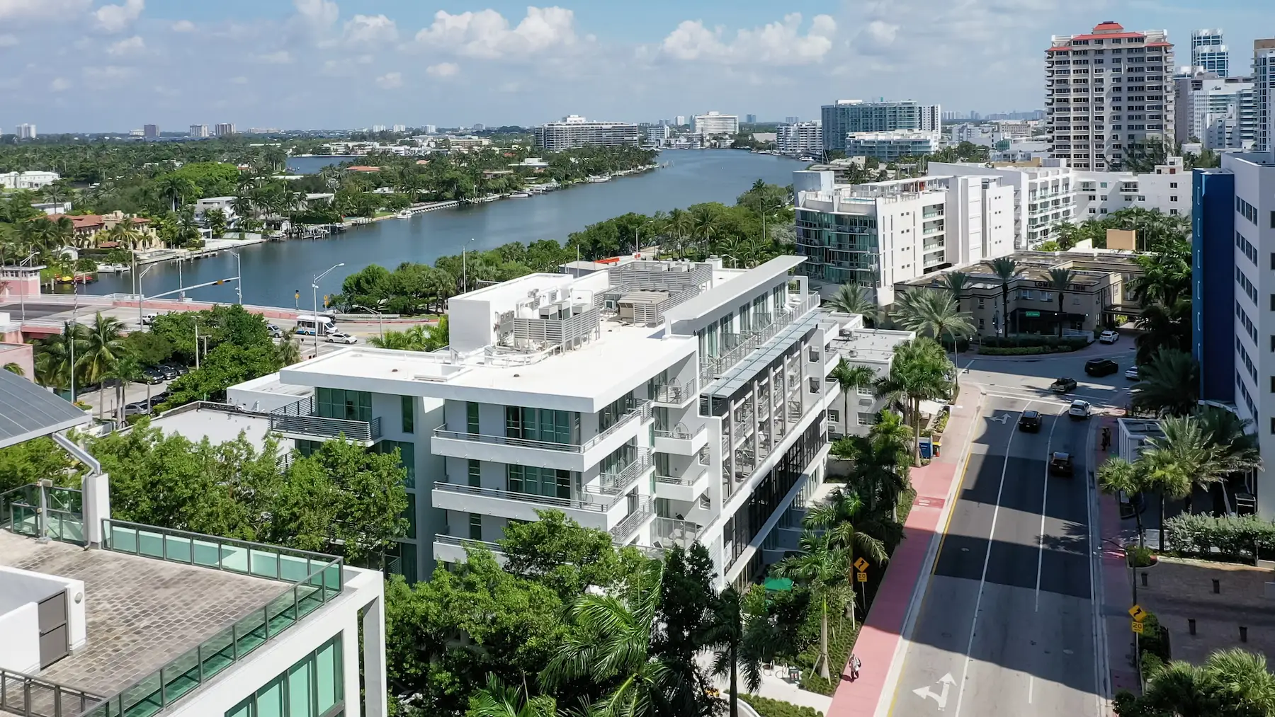 ParkPlus Lift-Slide Puzzle Parking System at 6080 Collins Beach House, Miami Beach FL